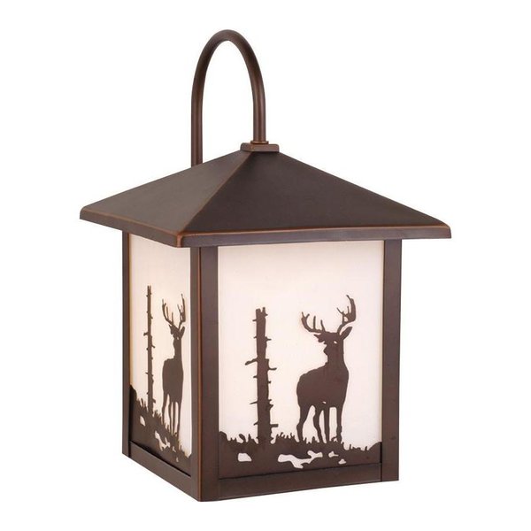 Vaxcel Bryce 8In. Outdoor Wall Light Bbz (Deer) OW33583BBZ